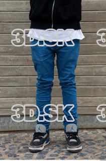 Black man leg jeans reference 0001